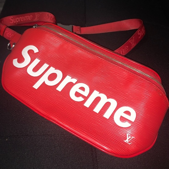 Louis Vuitton Bags Louis Vuitton X Supreme Bum Bag Red Epi Poshmark